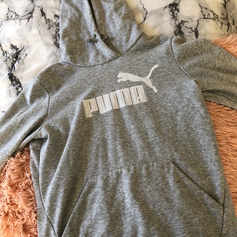 Grey Puma hoodie
